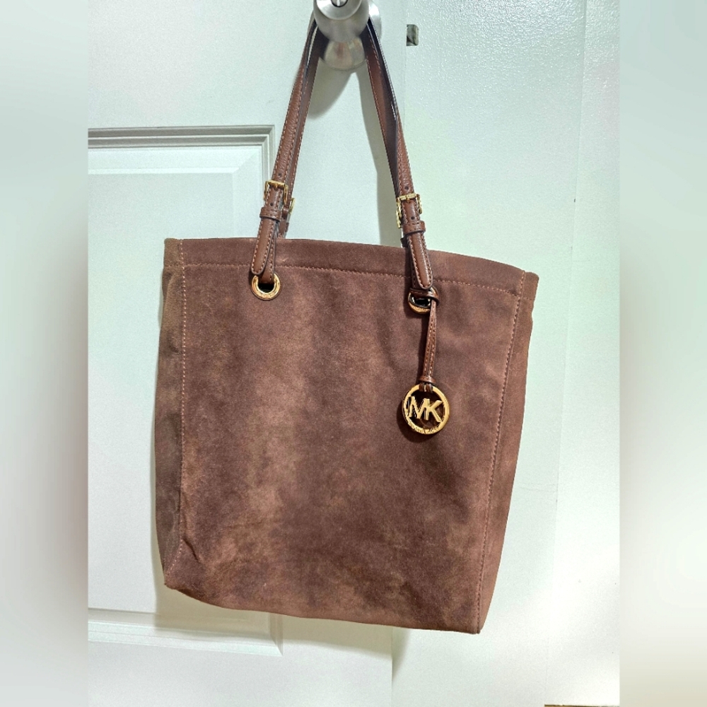 Michael Kors Brown Suede Bag
